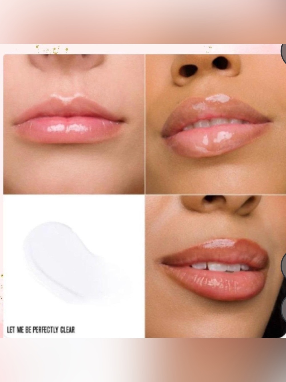 Jeffree Star LET ME BE PERFECTLY CLEAR Sheer Lip Gloss